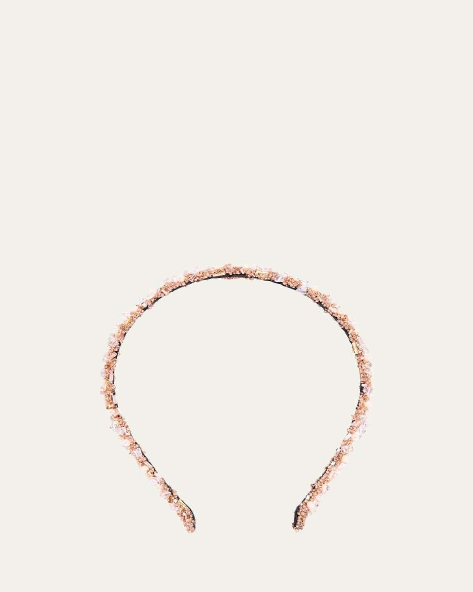 Crystal Coated Skinny Headband